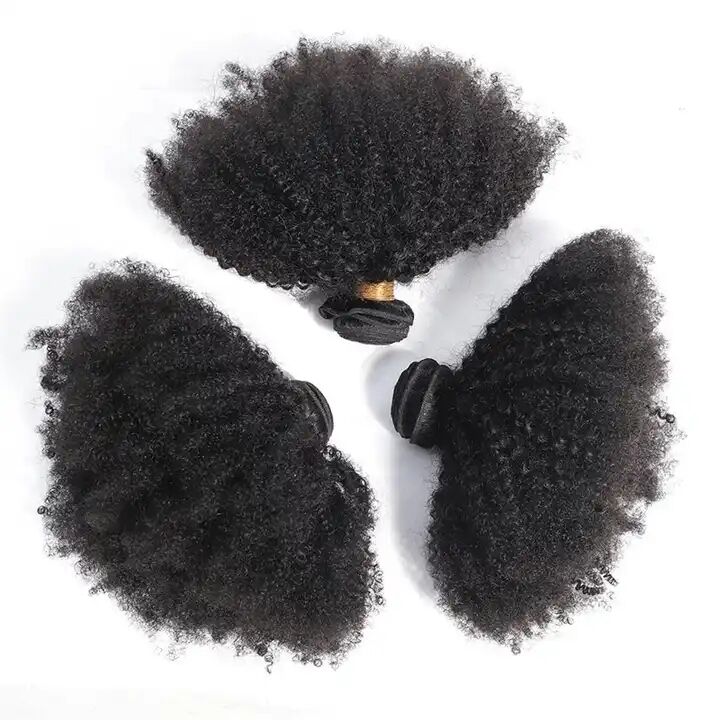 Yoody Hair 3 Bundles Afro Kinky Curly Virgin Human Hair